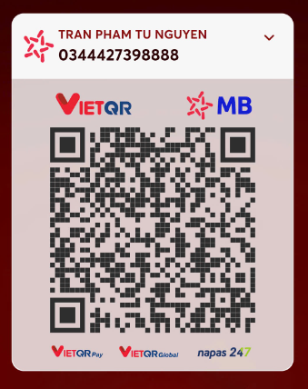 Mã QR nhận quà mừng Tú Tài, ngân hàng MB, TRAN PHAM TU NGUYEN
